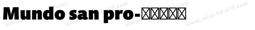 Mundo san pro字体转换